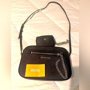 Micheal Kors medium crossbody with small wallet.